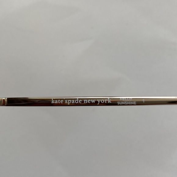 Kate Spade Carolane aviator blue gold sunglasses - Picture 4 of 6